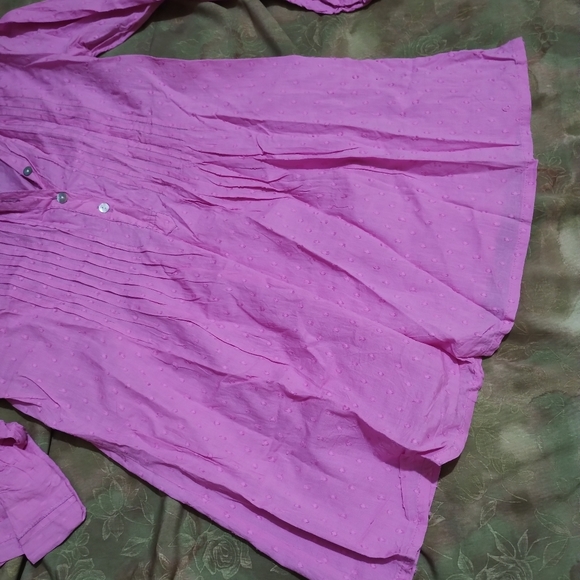 🌴 pre-owned Lara Karen pink tunic top - size small - Picture 4 of 16